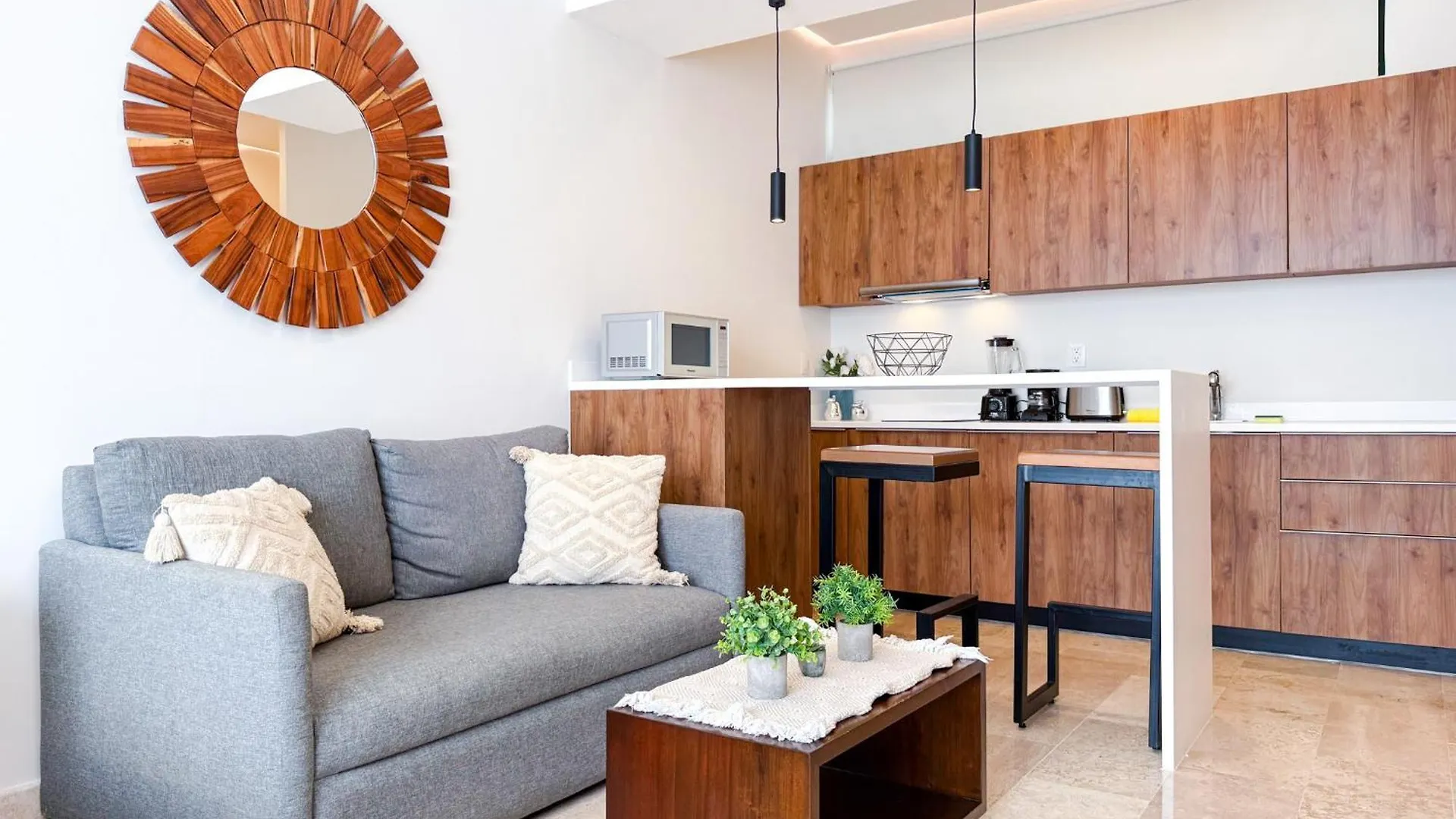 טולום Aldea Zama Apartment King Bed Sofa Kitchen Full Gym Wifi Cinema