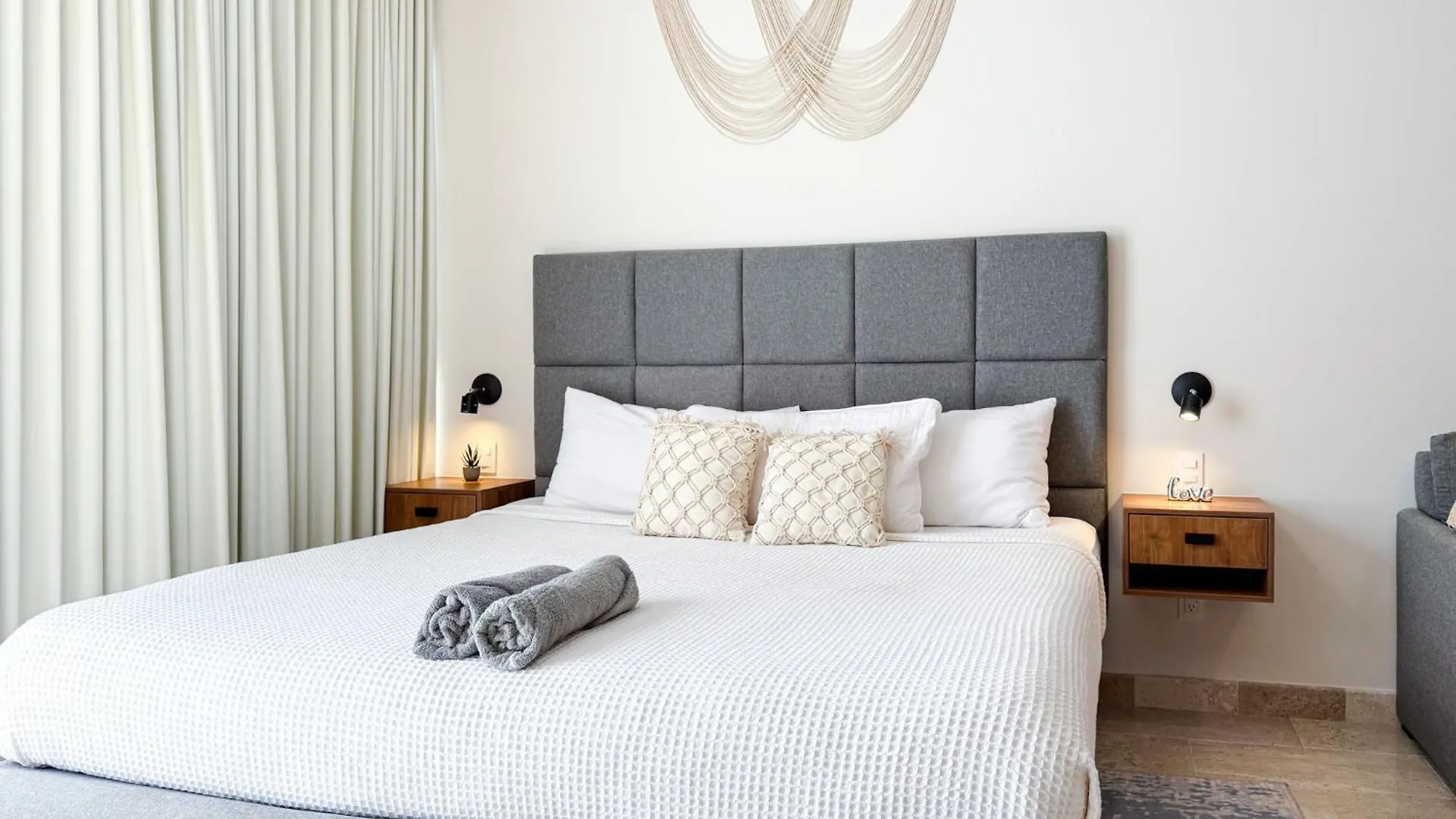 טולום Aldea Zama Apartment King Bed Sofa Kitchen Full Gym Wifi Cinema 0*,  מקסיקו